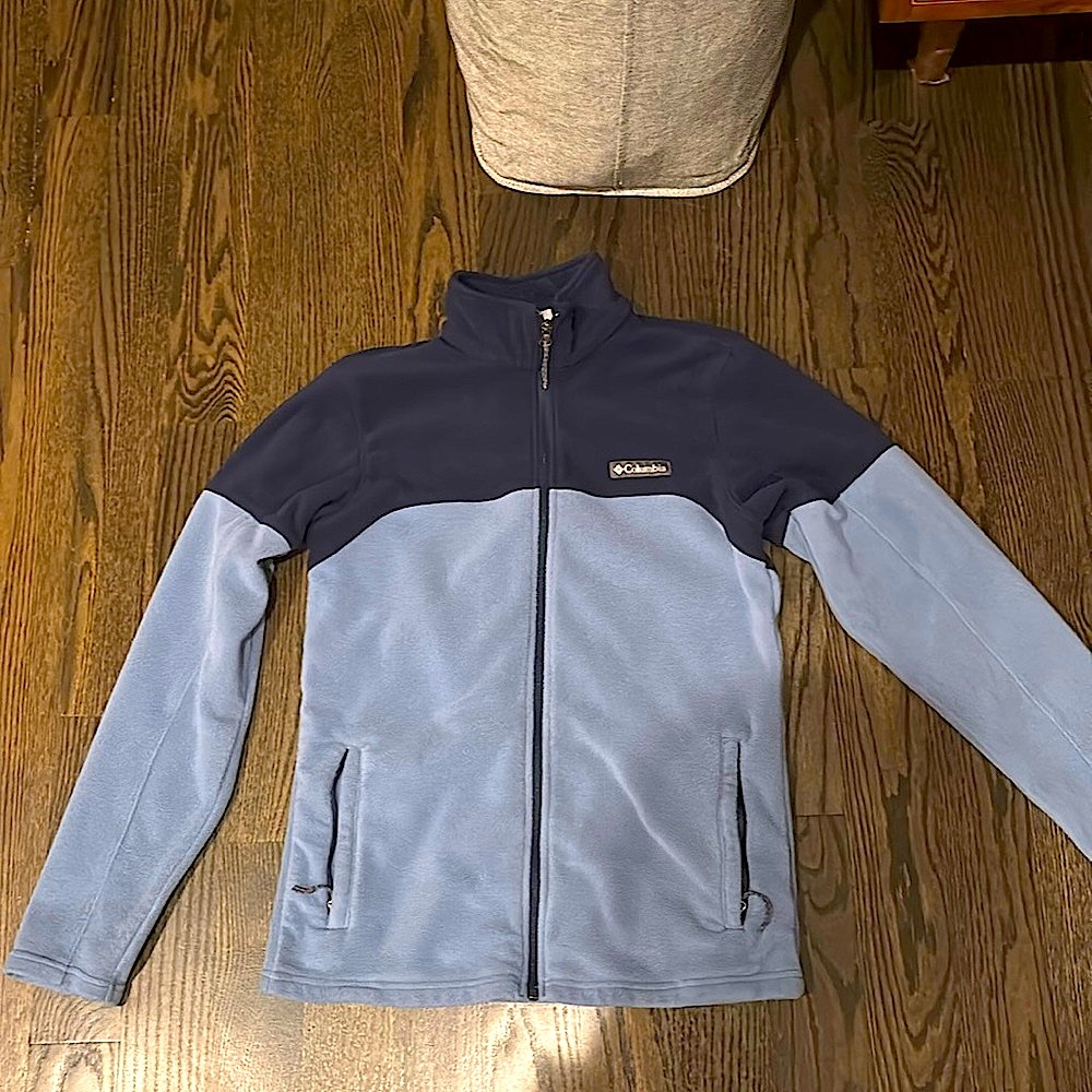 Columbia Blue Mountain Men’s Fleece Jacket Very Lightly Worn Small